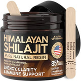 Himalayan Shilajit | Pure Natural Resin | Lab Tested in USA | 500 mg Supplement for Men, Women | 85+ Trace Minerals & Fulvic Acid Complex | Energy, Mental, Immune Support | 1.05 fl oz, 2-Month Supply