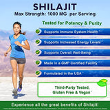aSquared Nutrition Shilajit 1000mg - 120 Capsules - Pure Shilajit Extract Supplement and Powder Complex Pills - Natural Humic & Fulvic Acid & Trace Minerals - Alternative to Resin & Drops