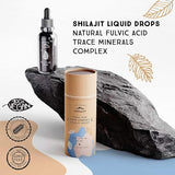 Pure Himalayan Shilajit Liquid Drops - Immune Support Supplement, Energy Boost, Detox Cleanse, Anti-Aging and Wellness - Natural Trace Minerals & Fulvic Acid Complex (50ml, Pack of 1)