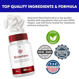 (2 Pack) Boostaro, Boostaro Pills Advanced Formula Supplement - Boostaroo Healthy Blood Flow Support Capsules, Maximum Strength Blood Flow Support Formula, 60 Day Supply (120 Capsules)