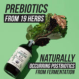 Flora Biome - Live Probiotic, Prebiotic & Postbiotic – Organic Live-Culture – 10 Probiotic Strains, 19 Fermented Herbs, 50 Billion CFU - Complete Gut Health & Microbiome Optimizer (16 oz)