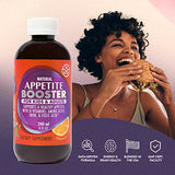 Appetite Booster Weight Gain Stimulant Supplement Eat More for Underweight Kids & Adults Fortified with Vitamins B1,B2,B3,B5,B6,B12, Folic Acid , Iron, Zinc, Amino Acids, Flax Seed Oil