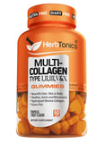 Herbtonics Multi Collagen for Women - Biotin Gummies for Hair Skin & Nails - Collagen Supplements for Women - Supports Hair Growth & Healthier Skin - 60 Gummies