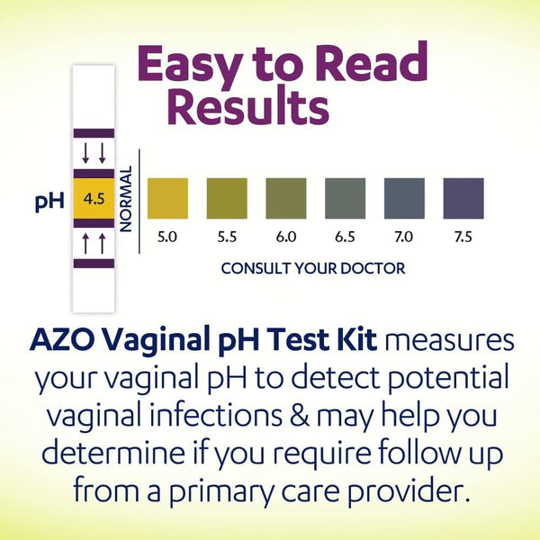 AZO Urinary Tract Infection (UTI) Test Strips (3 Count) + AZO Vaginal