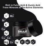 Shilajit Pure Himalayan - 50 Grams Natural Organic Shilajit Resin,Golden Grade Shilajit Supplement for Men and Women with 80+ Trace Minerals & Fulvic Acid for Energy, Immune Support