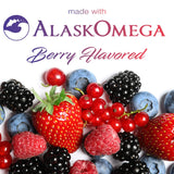 (2 Pack) Smarter Omega 3 Fish Oil, Berry Flavor, Burpless, Tasteless, 2000mg, Potent Triple Strength DHA EPA Brain OMEGA3, Joint & Heart Support, Made with AlaskOmega®