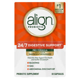 Align Probiotic, Pro Formula, Probiotics for Women and Men, Daily Probiotic Supplement, Helps Soothe Occasional Abdominal Discomfort & Bloating*, #1 Doctor Recommended Brand‡, 30 Capsules