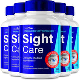 Sight Care 20/20 Vision Vitamins - Official Formula - Sight Care Eye Supplement, Sight Care Vision Support Capsules - Sight Care Pills Maximum Strength Formula, Sight Care Reviews (5 Pack)