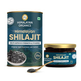 Himalayan Organics Organics 100% Pure Shilajit/Shilajeet Resin Form to Boost Performance Power Stamina Endurance Strength and Overall Wellbeing I Original & Premium Quality - 20g