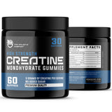 THE HOLISTIC COMPANY High Strength Creatine Monohydrate Gummies - 5Grams Per Serving, Pre Workout Gummies, Blueberry Flavored Creatine Monohydrate Gummies