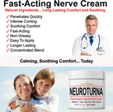 Neuropathy Nerve Cream - Maximum Strength Fast-Acting for Feet Hands Legs Toes Back - Soothing Natural Nerve Comfort, Paraben-Free with Menthol Arnica Aloe Vera MSM for Effective Soothing Relief 2 oz