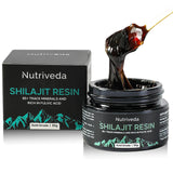 Shilajit Resin 600mg - Gold Grade Pure Organic Himalayan Shilajit with 85+ Trace Minerals and Fulvic Acid for Energy and Immune Support - 30 Grams (Naturally Bitter, Potent)