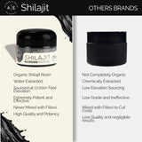 Altman & Erika Naturals Shilajit Pure Himalayan Organic Resin | 600mg Max Strength with 85+ Trace Minerals | Organic Shilajit |1.06 Ounces Himalayan Shilajit with Stainless Steel Spoon