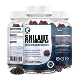 Pure Himalayan Organic Shilajit Gummies - 800 mg Natural Organic Shilajit Resin with 85+ Trace Minerals, Fulvic Acid & Phytonutrients - for Energy, Immune Support - 60 Gummies, 1 Month Supply