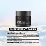 Pure Himalayan Organic Shilajit Resin Supplement | Authentic and Natural | Golden Grade A | Contains Fulvic Acid and Trace Minerals | 50 Grams
