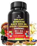 LetaGreen Pure Himalayan Shilajit Supplement - Natural All in one Supplement - Fulvic Acid Supplement 120 Count