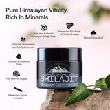 Shilajit Pure Himalayan Organic: Shilajit Resin - Shilajit for Men and Women - Pure Shilajit with Trace Minerals & Fulvic Acid - for Energy, Strength & Immunity (30 G)