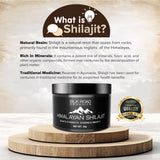 SILK ROAD ORGANICS Pure Himalayan Shilajit (50 gm) with Fulvic Acid and 85+ Trace Minerals for Metabolism, Immune System Support, Energy & Focus Measuring Spoon Semi Liquid…