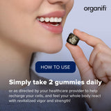 Organifi - Shilajit Gummies - Supports Natural Energy and Strength - Vanilla Cinnamon, 30 Servings