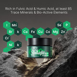 Shilajit Pure Himalayan Organic Shilajit Resin: Authentic Fulvic Acid with 85+ Trace Minerals - Gold Grade Natural Siberian Shilajit Supplement for Energy Immune Support, 1.1 OZ