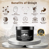 SILK ROAD ORGANICS Pure Himalayan Shilajit (50 gm) with Fulvic Acid and 85+ Trace Minerals for Metabolism, Immune System Support, Energy & Focus Measuring Spoon Semi Liquid…