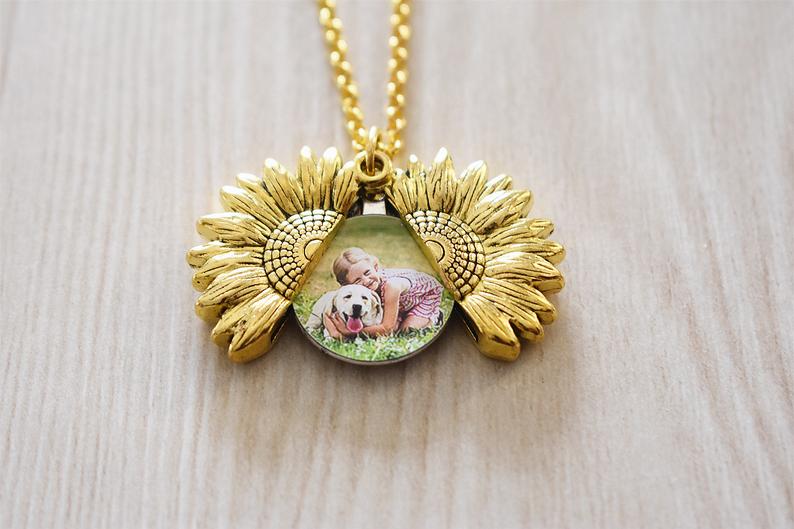 You Are My Sunshine Necklace: A Sunflower Necklace is the Perfect Gift