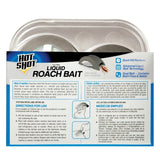 HOT SHOT Ultra Liquid Roach Bait Traps, 6 Count, Roach Repellent and Killer, Kill Roaches And Eggs