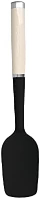 KitchenAid Silicone Spoon Spatula, Heat Resistant Cooking Utensil, Almond Cream