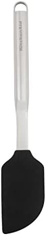 KitchenAid Premium Scraper Spatula with Hang Hook, 12-Inch, Black