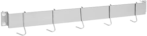 Cuisinart Chef's Classic 33-Inch Bar-Style Wall-Mount Pot Rack, Brushed Stainless