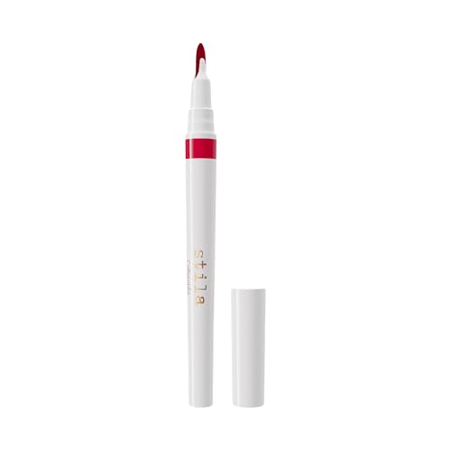 stila Calligraphy Lip Stain Long-Lasting Tint, Moisturizing, Transfer-Proof, Lightweight, Sheer Buildable Color, Fades to a Natural Wash of Colors