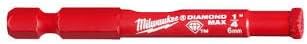 Milwaukee 49-56-0505 1/4" Hex Shank Diamond Abrasive One-Piece Hole Saw Power Drill Bit