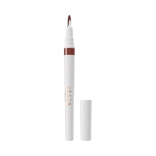 stila Calligraphy Lip Stain Long-Lasting Tint, Moisturizing, Transfer-Proof, Lightweight, Sheer Buildable Color, Fades to a Natural Wash of Colors