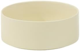 7.3'' Ceramic Dog Bowl, Food and Water Bowl for Medium Breed Dog, Pet Bowl for Replacement (Single Bowl, Beige)