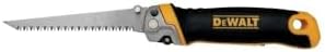 DeWalt DWHT20123 10-1/2" 8 TPI 2-in-1 Triple Ground Teeth Folding Jab Saw