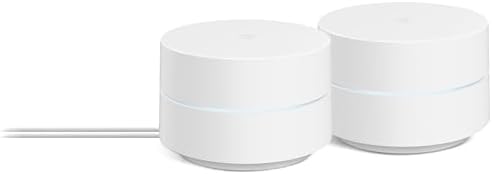 Google WiFi - AC1200 - Mesh WiFi System - WiFi Router - 3000 Sq Ft Coverage - 2 Pack