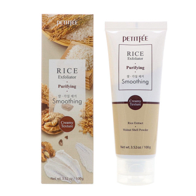 Petitfee RICE EXFOLIATOR PURIFYING SMOOTHING Creamy Texture 3.52 oz