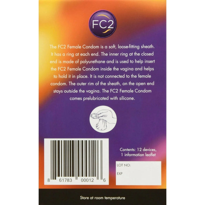 FC2 Female Condoms 12 Count