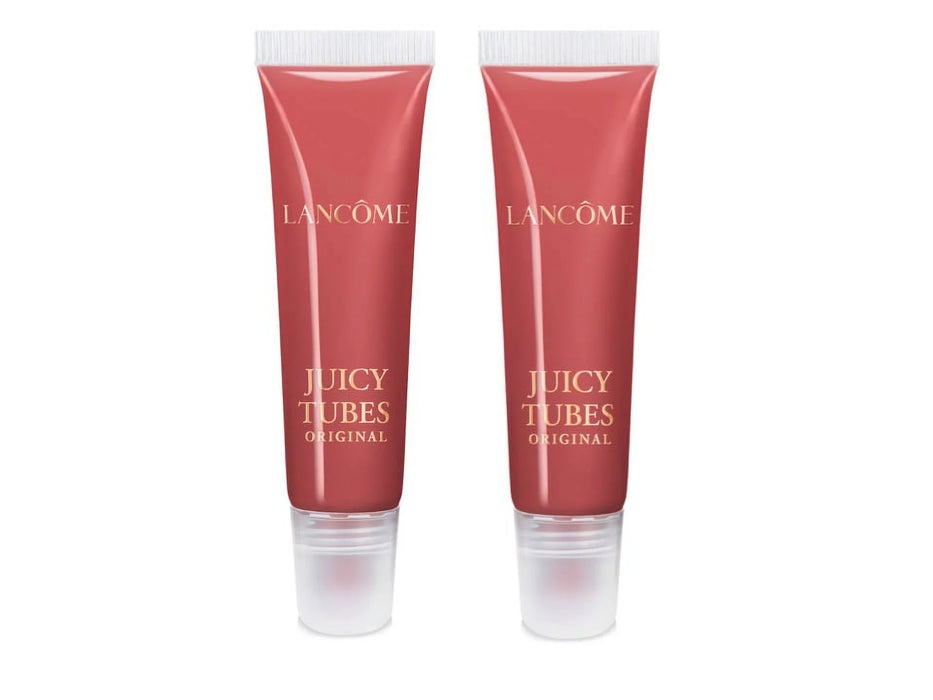 LANCOME Juicy Tubes Lip Gloss Tickled Pink 0.33 Oz / 10ml NWOB Lot 2