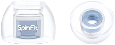 SpinFit Omni for True Wireless Earbuds & IEMs - MS - Patented Silicone Eartips for Replacement (1 Pair) (3.7 mm Nozzle Dia.)
