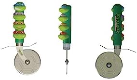 Teenage Mutant Ninja Turtles Pizza Cutter | TMNT Pizza Slicer | TMNT Pizza Wheel Cutter | TMNT Pizza Party Supplies | Officially Licensed