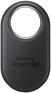 Samsung SmartTag2 (2023) Bluetooth + UWB, IP67 Water and Dust Resistant, Findable via App, 1.5 Year Battery Life - Black (International Version)