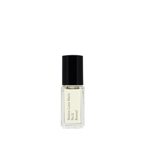 Maison Louis Marie - No.12 Bousval Natural Roll-On Perfume Oil Sample | Luxury Clean Beauty + Non-Toxic Fragrance (0.1 fl oz | 3 ml)