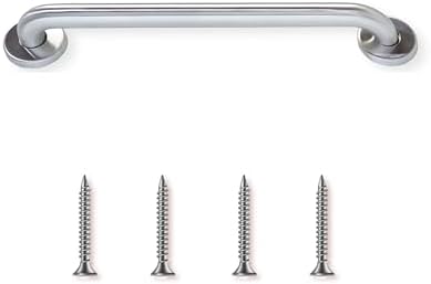 16' Peened Grip Stainless Steel Grab Bars | ADA Safety Bars for Seniors, Handicap, Elderly - Holds Up to 400lbs, For Bathtubs and Showers