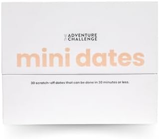 The Adventure Challenge Mini Dates - 30 New Scratch Off Games for Couples, Quick & Easy Date Night Ideas - Couple's Gift Ideas Husband Boyfriend Wife Girlfriend
