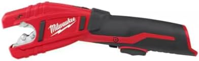 Milwaukee 2471-20 M12 Cordless Lithium Ion 500 RPM Copper Pipe and Tubing Cutter Adjustable from 3/8" to 1â€ Diameters (Battery Not Included, Power Tool Only)