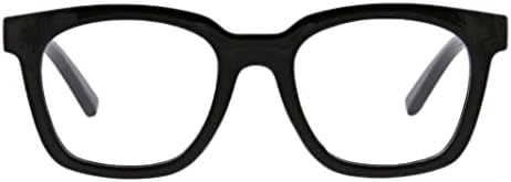 Peepers by PeeperSpecs Women's to The Max Soft Square Oversized Progressive Blue Light Blocking Glasses