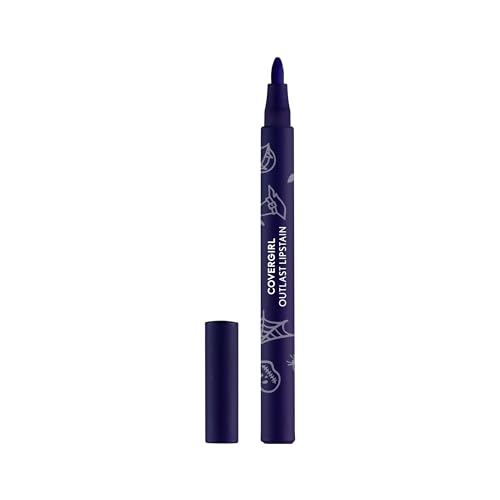 Covergirl Outlast, Spider's Web, Lipstain Halloween Limited Edition, Transfer-Proof, Non-Drying, Lightweight, Buildable, 0.05oz