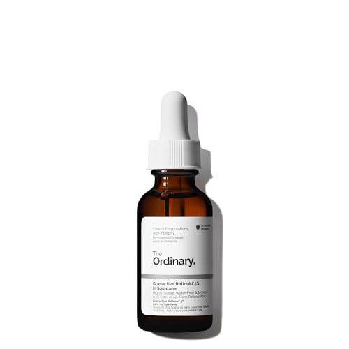 The Ordinary Granactive Retinoid 5% in Squalane, Advanced Anti-Aging Retinoid with Hydration Support for Dry and Mature Skin, 1 Fl Oz