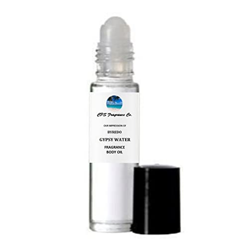 GYPSY WATER For Women & Men Type Hypoallergenic Pure Perfume Body Oil Roll On 1/3oz (10ml) CPS Fragrance Co. Impression made with Pure essential Oils + Organic Fractionated Coconut Oil